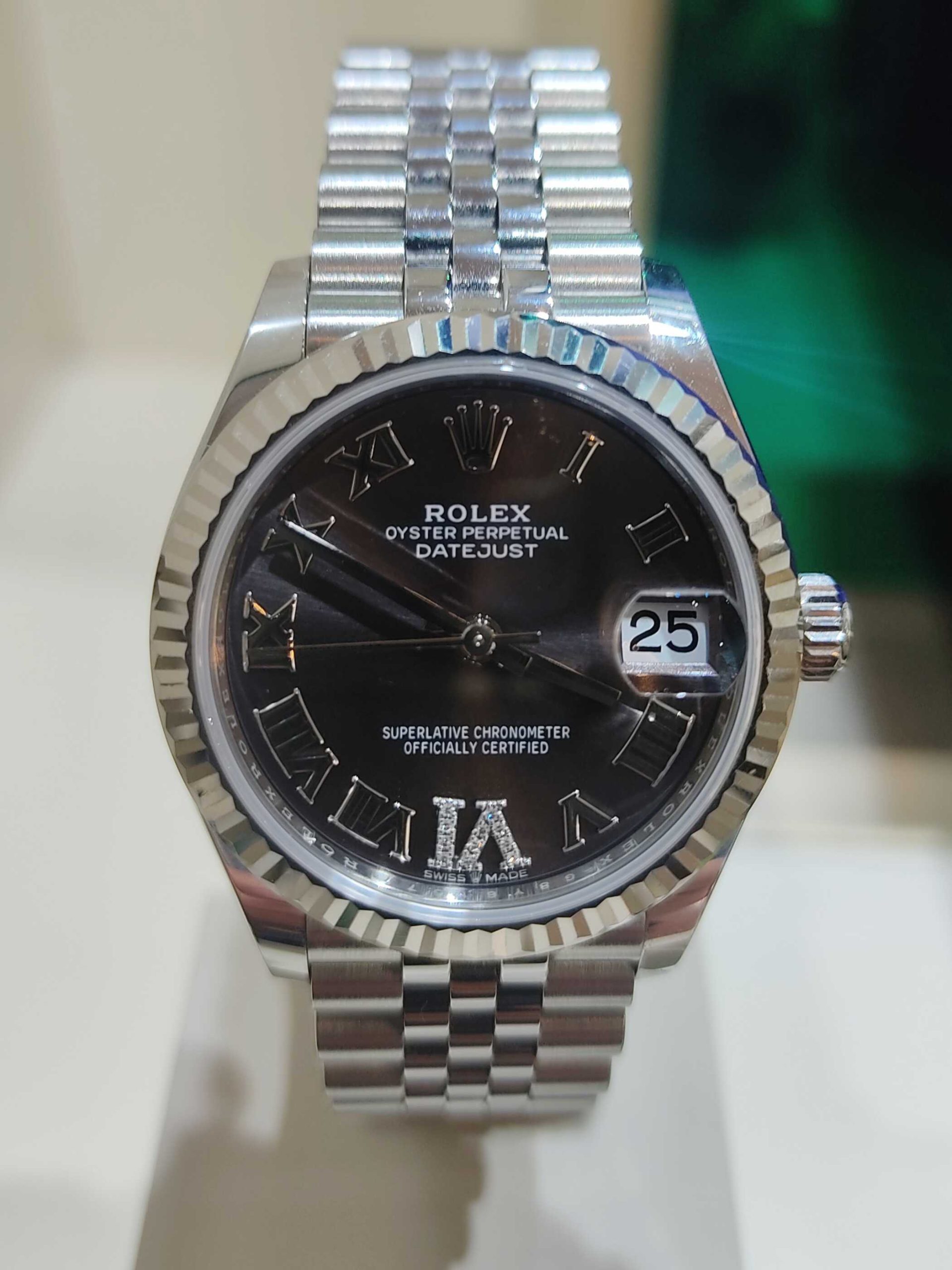 rolex grey watch